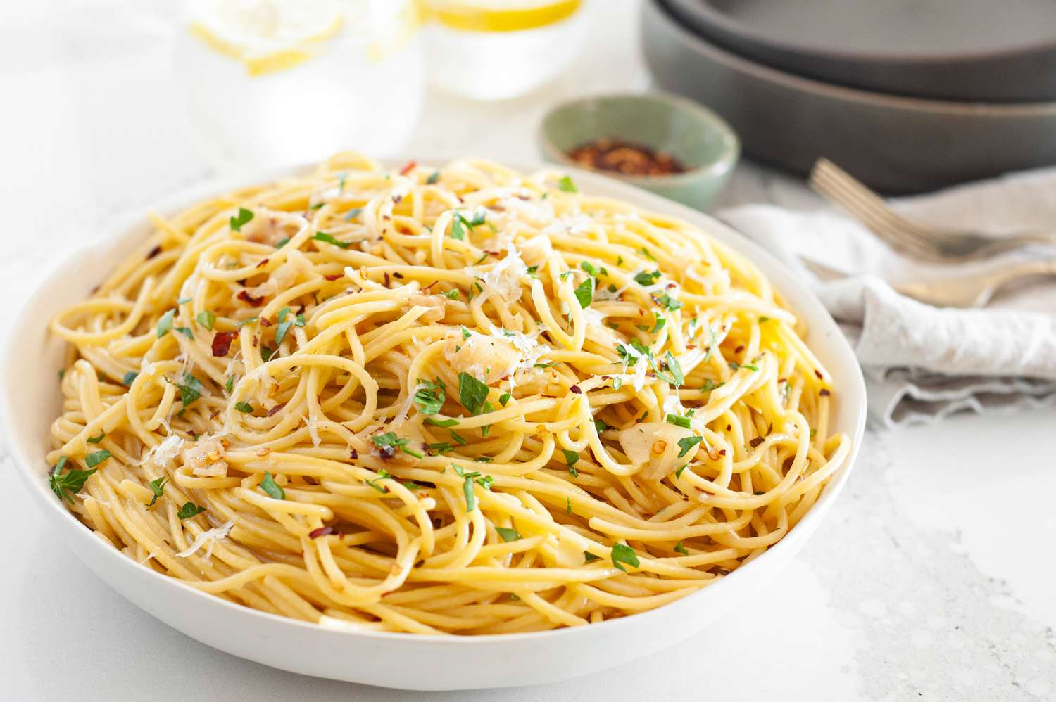 Spaghetti Aglio e Olio Pasta
