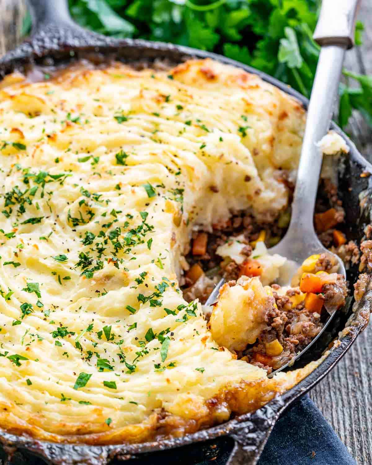 One-Skillet Shepherd's Pie Recipe