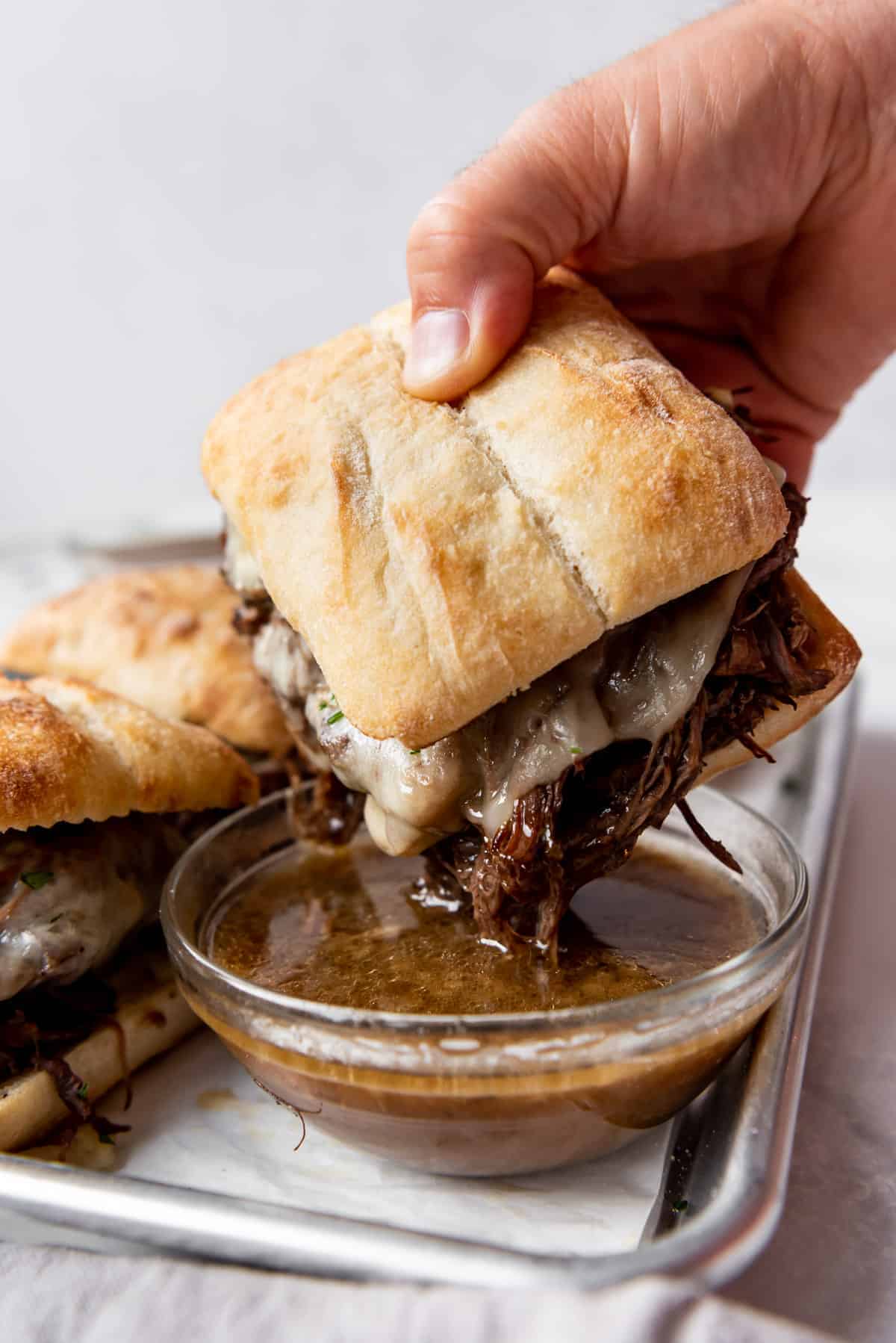 Slow Cooker French Dip Sandwiches Recipe