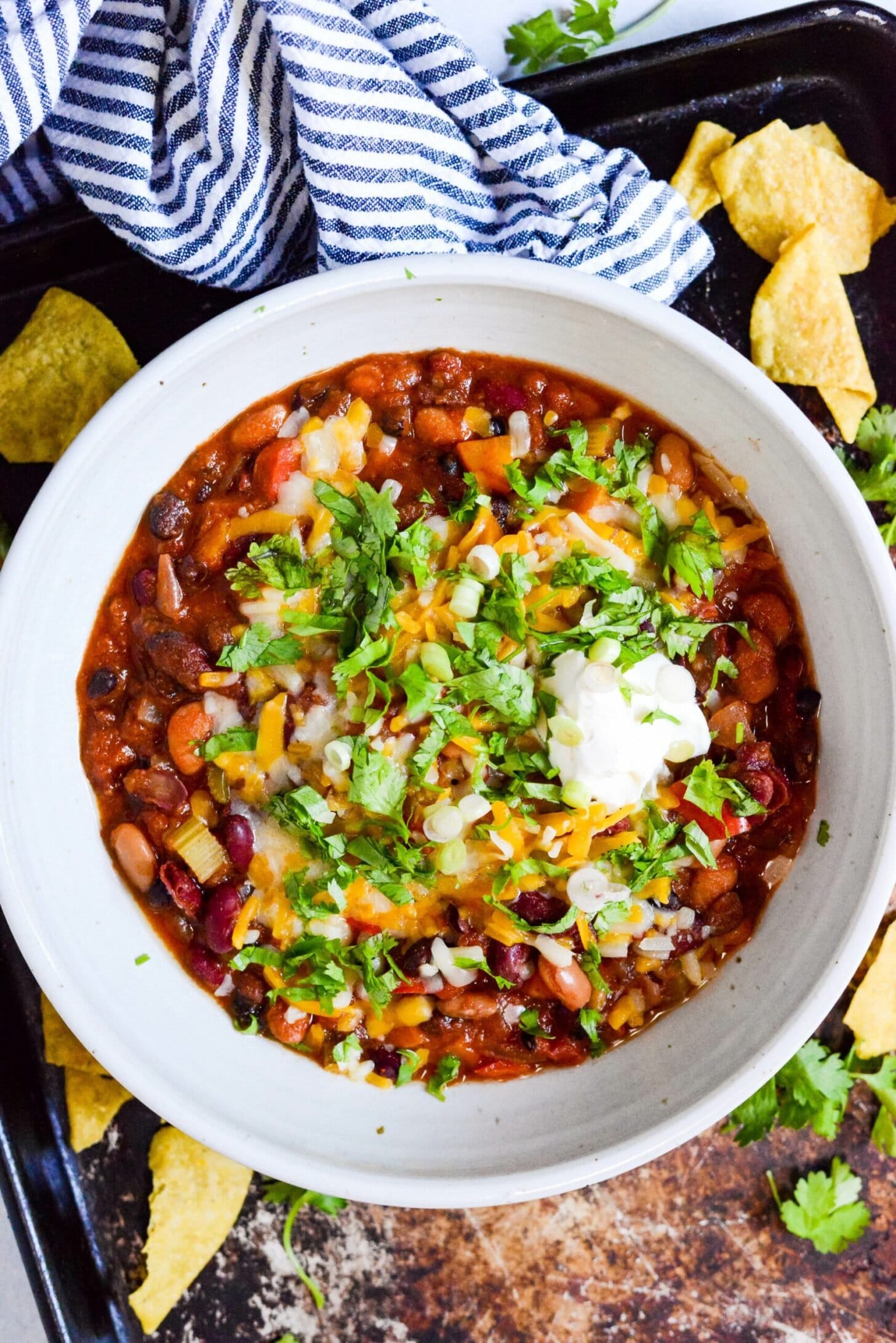 Vegetarian Chili Dump and Go CrockPot Recipe