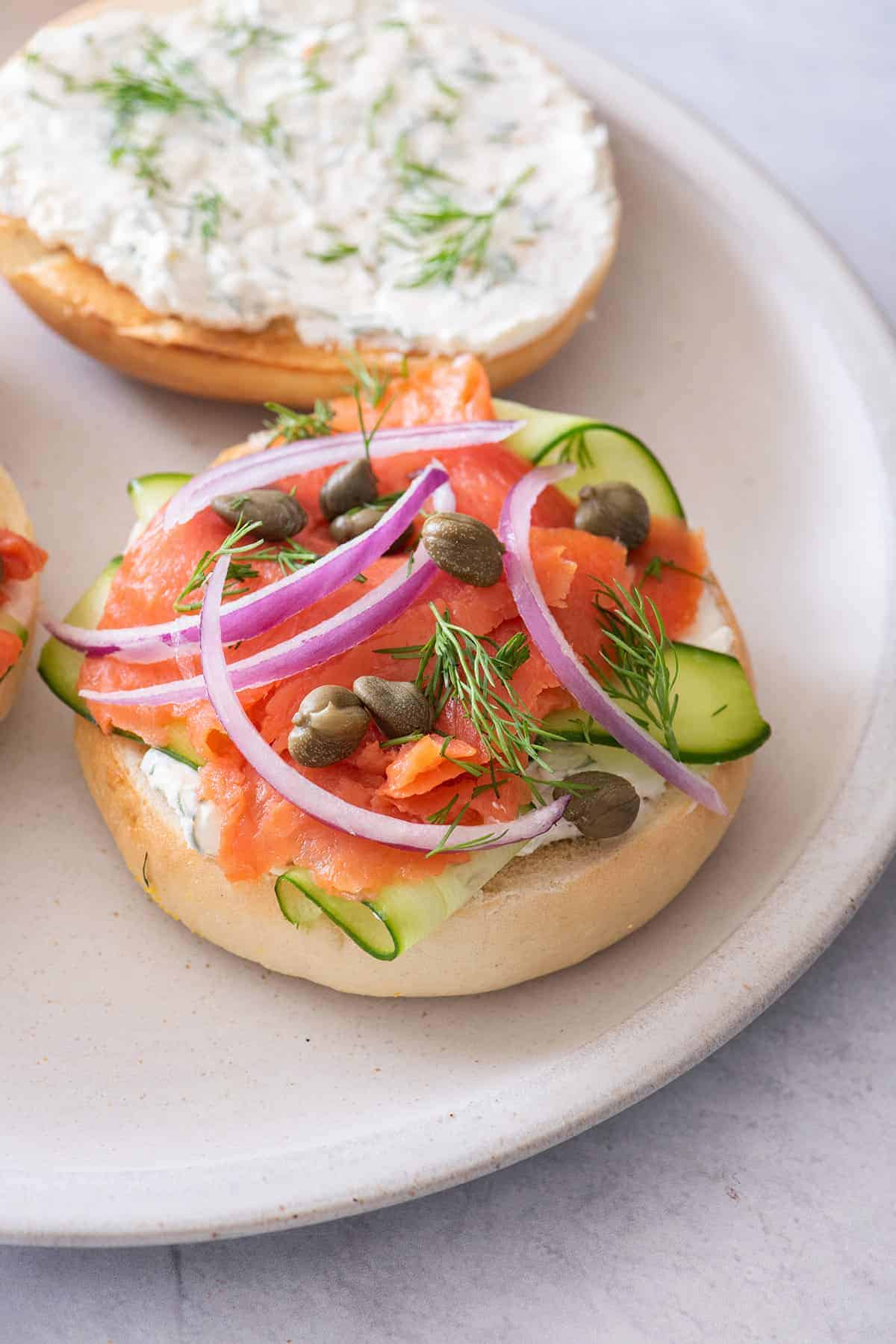 Bagels with Smoked Salmon Recipe