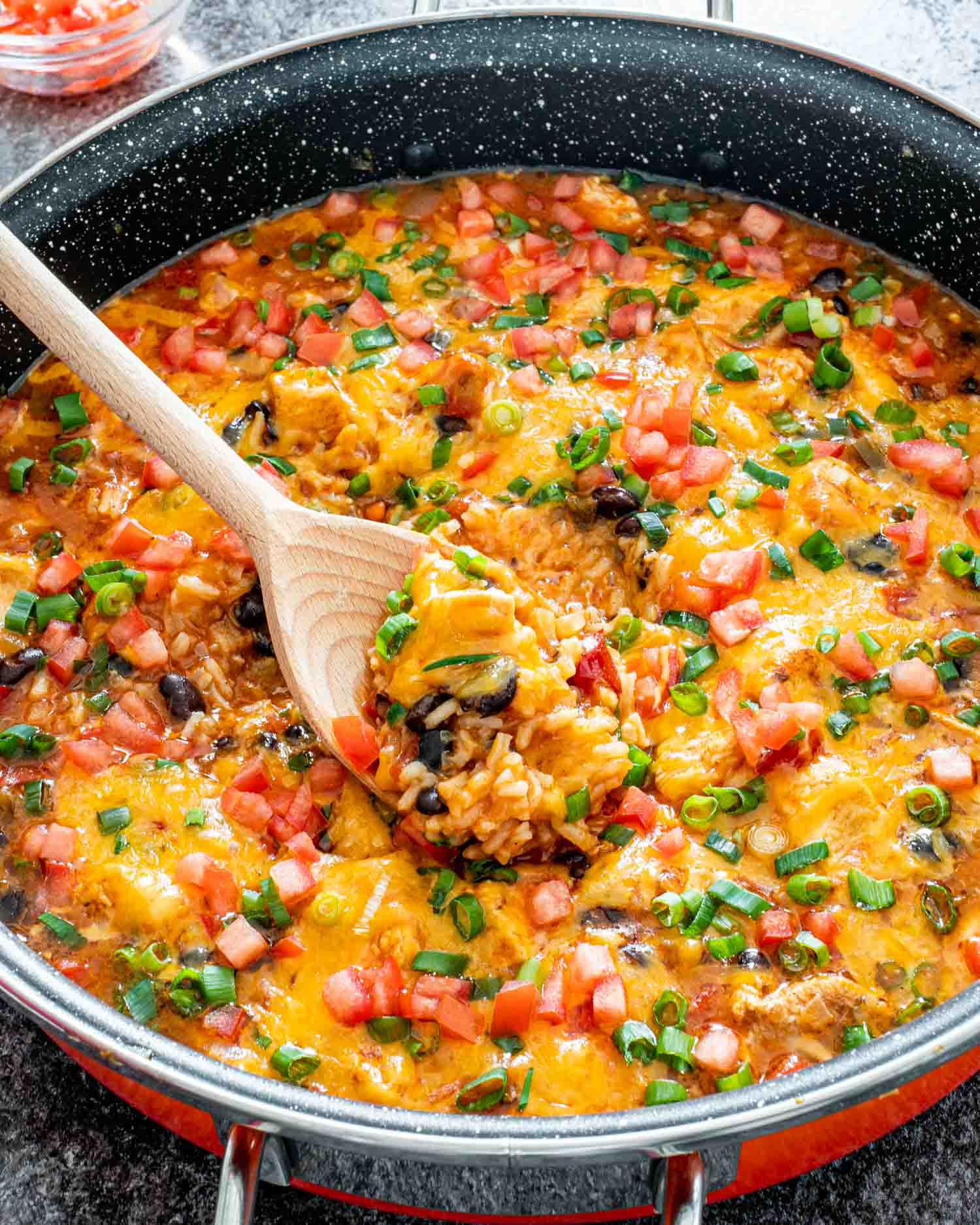 Southwest Skillet Chicken and Rice Recipe