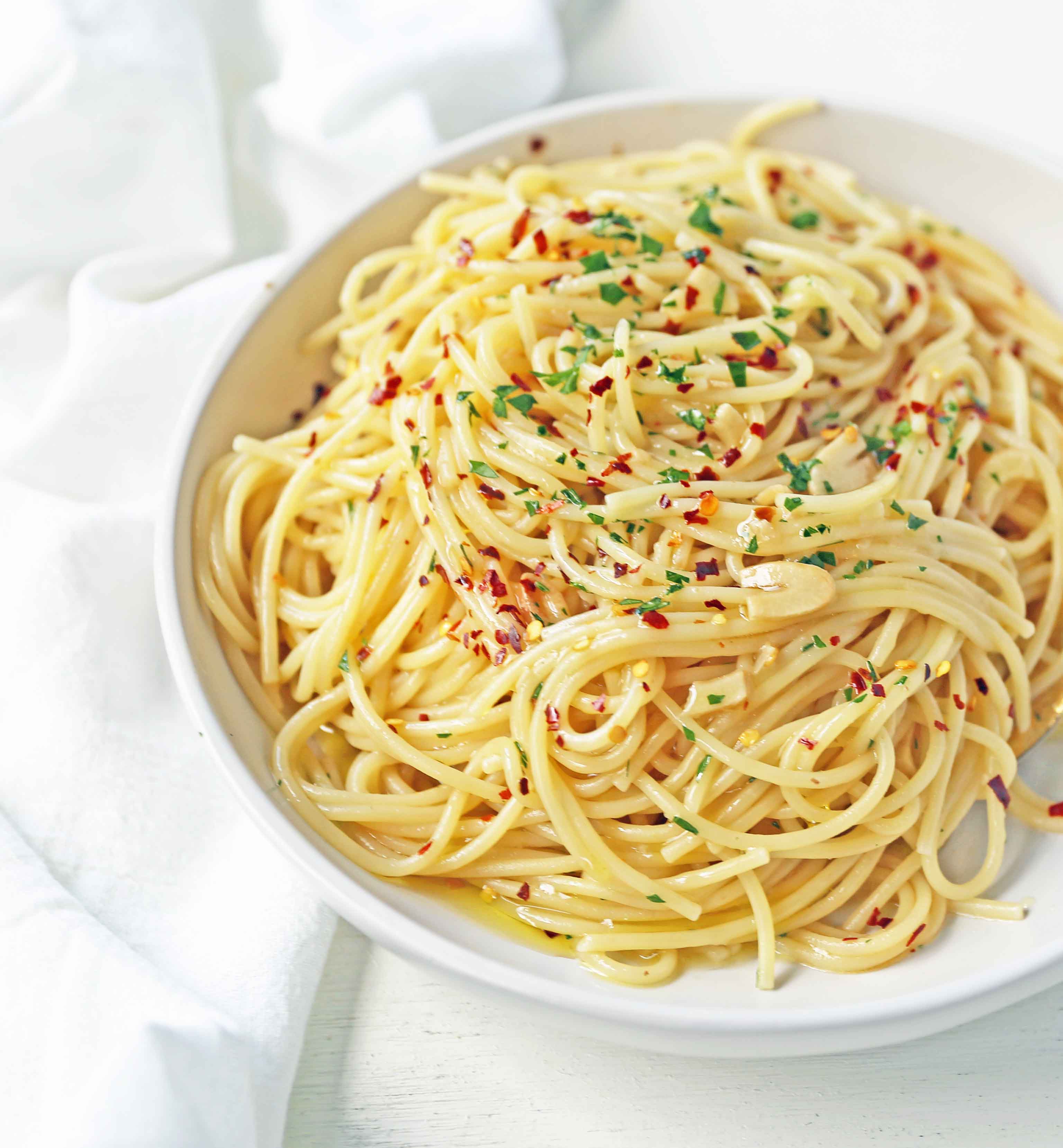 Garlic Oil Spaghetti Recipe