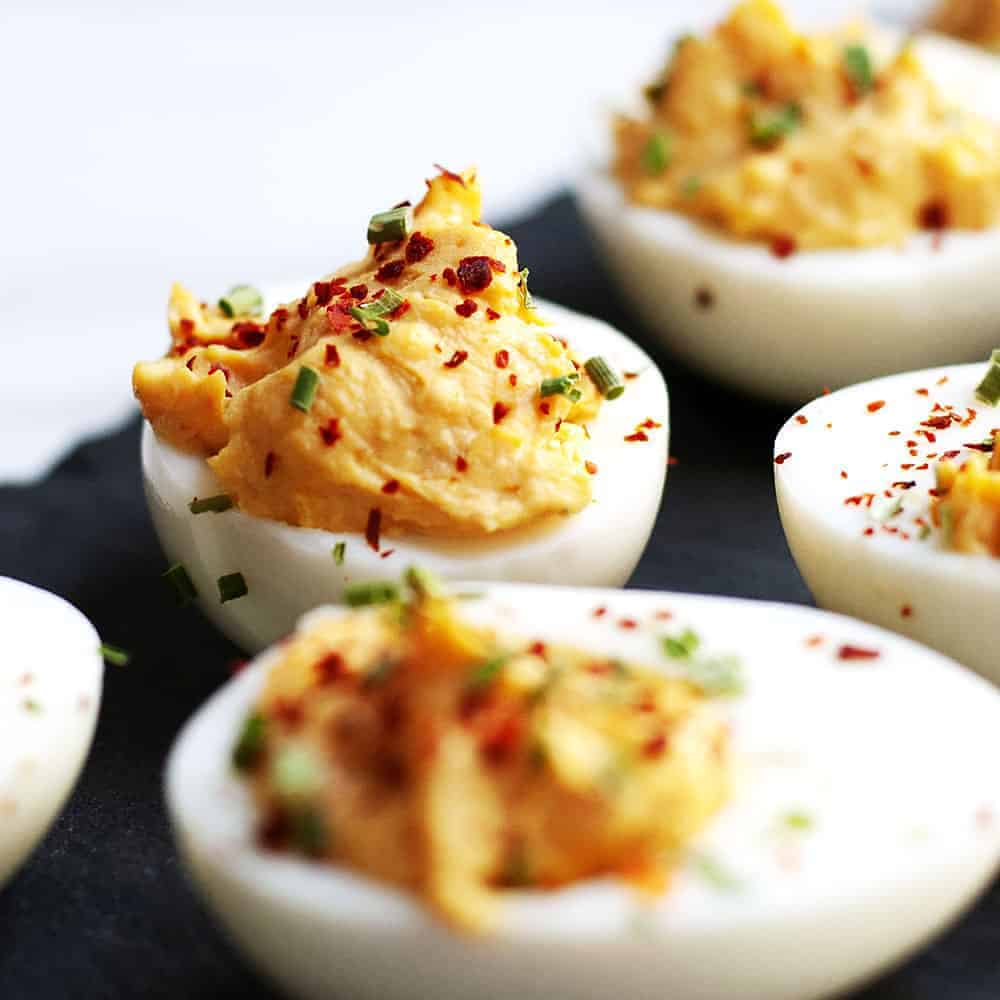 Spicy Deviled Eggs Recipe