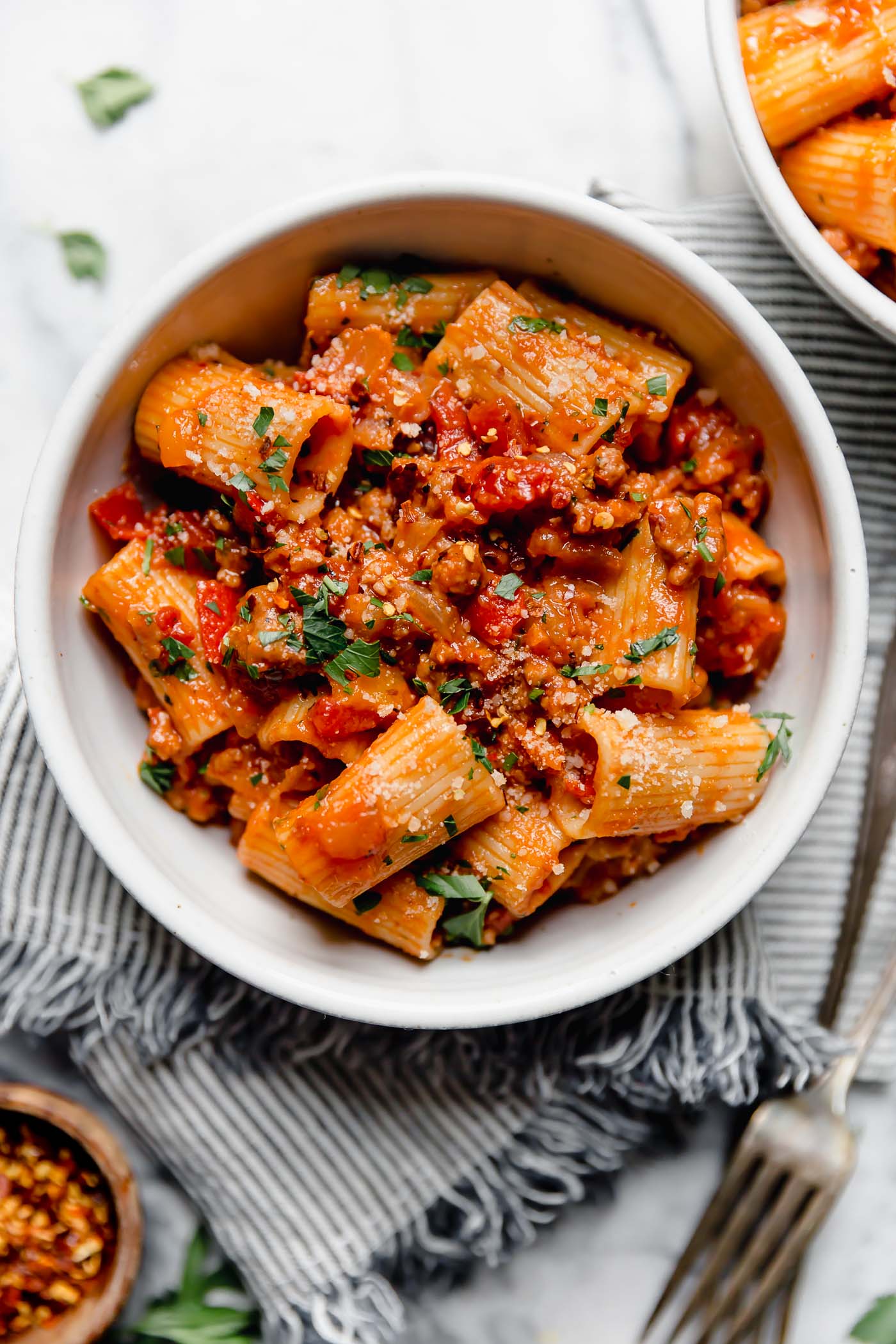 Spicy Sausage Pasta
