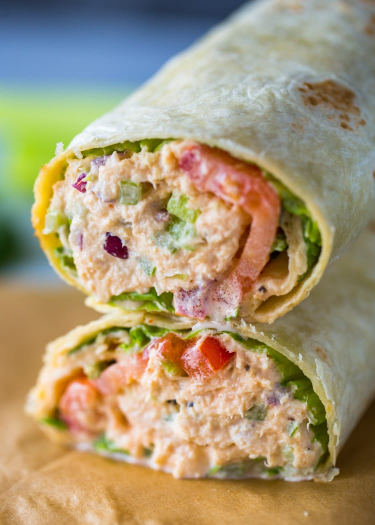 Spicy Tuna Salad Wraps Recipe