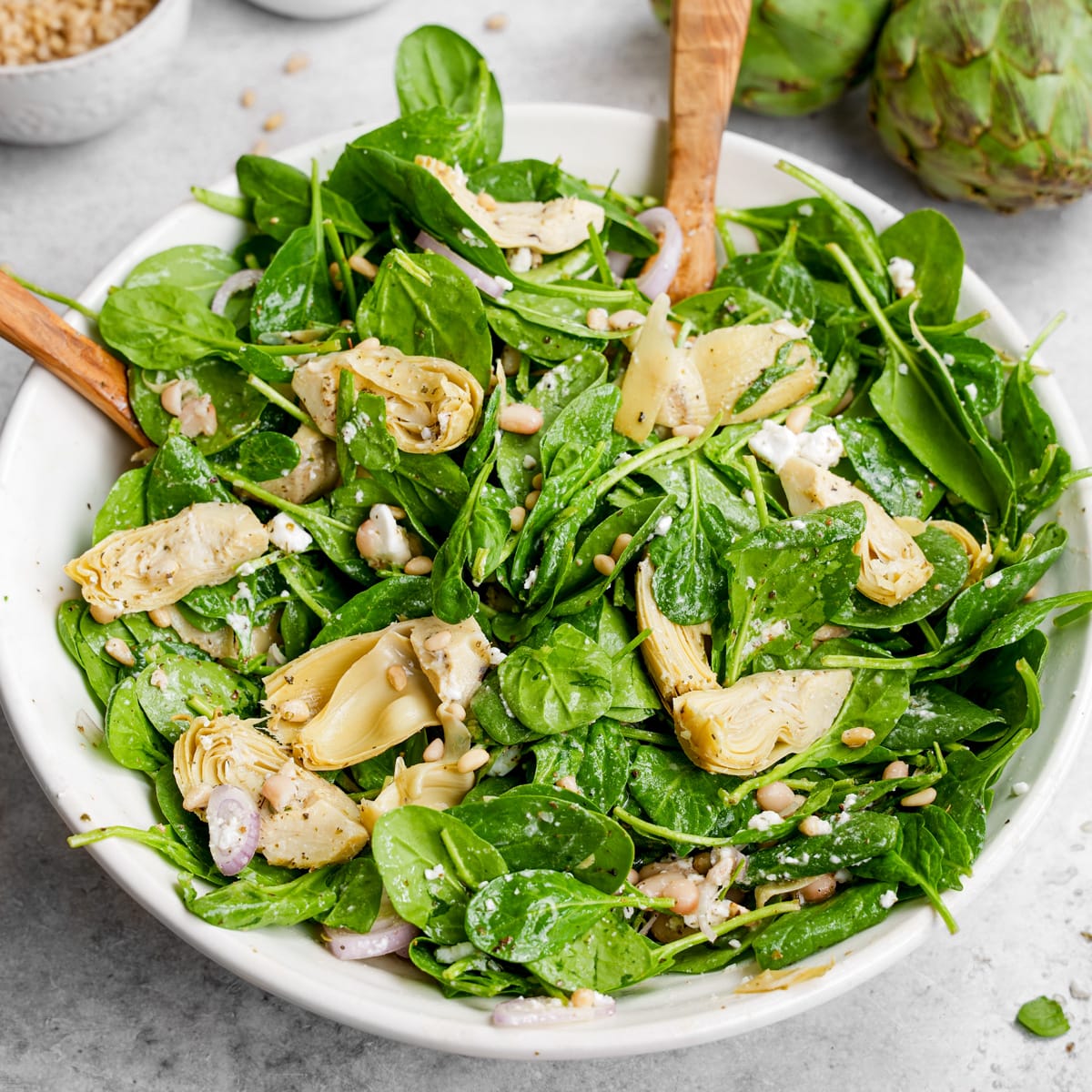 Spinach and Artichoke Salad Recipe
