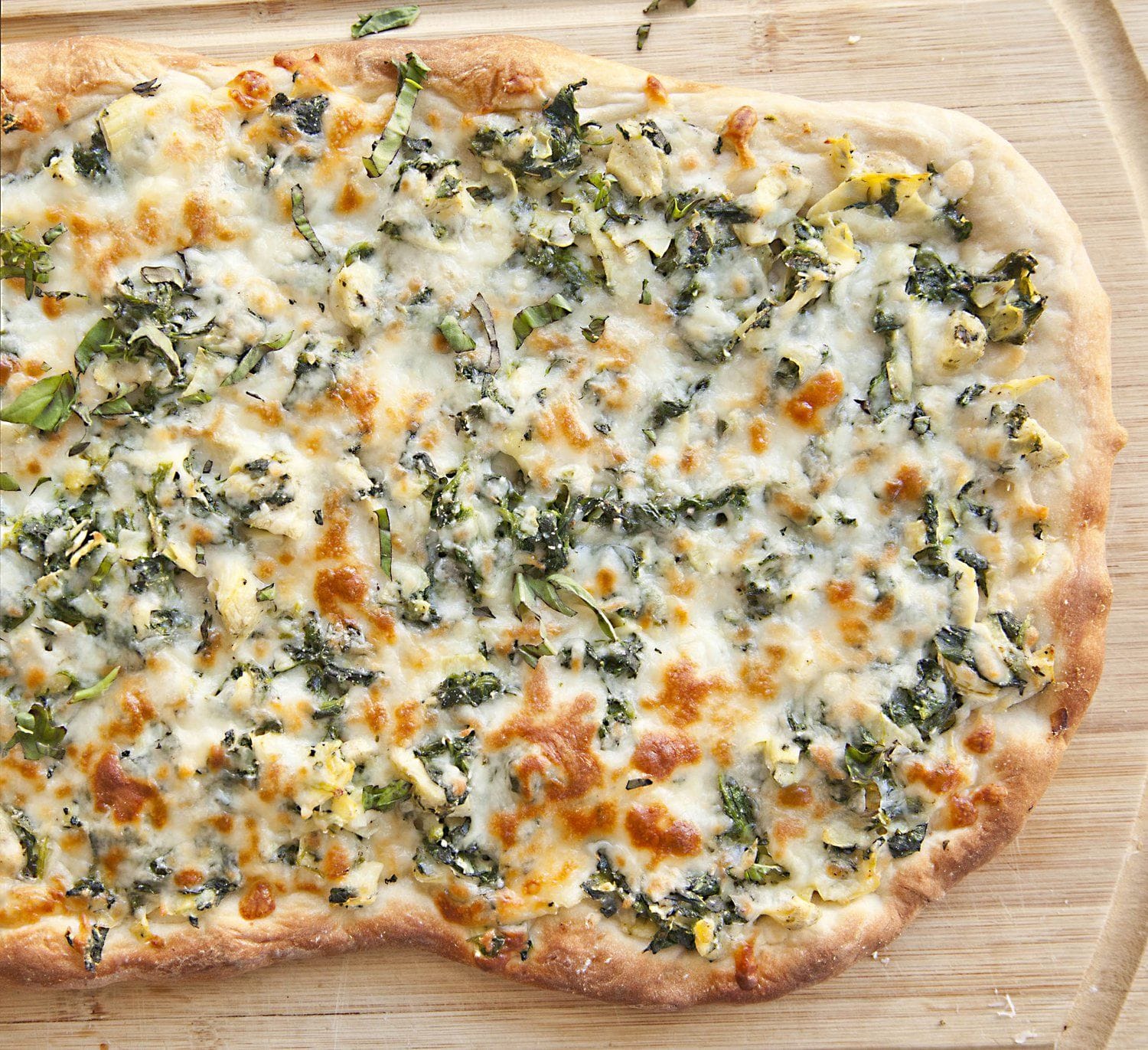 Spinach Artichoke Spin Pizza Recipe