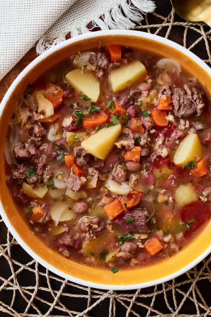 Old-Fashioned Hamburger Soup