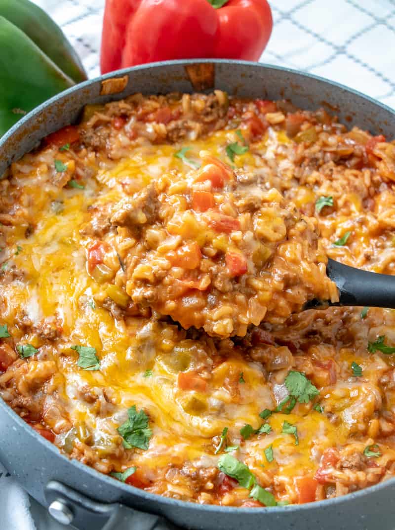 Inside-Out Stuffed Peppers Casserole Recipe