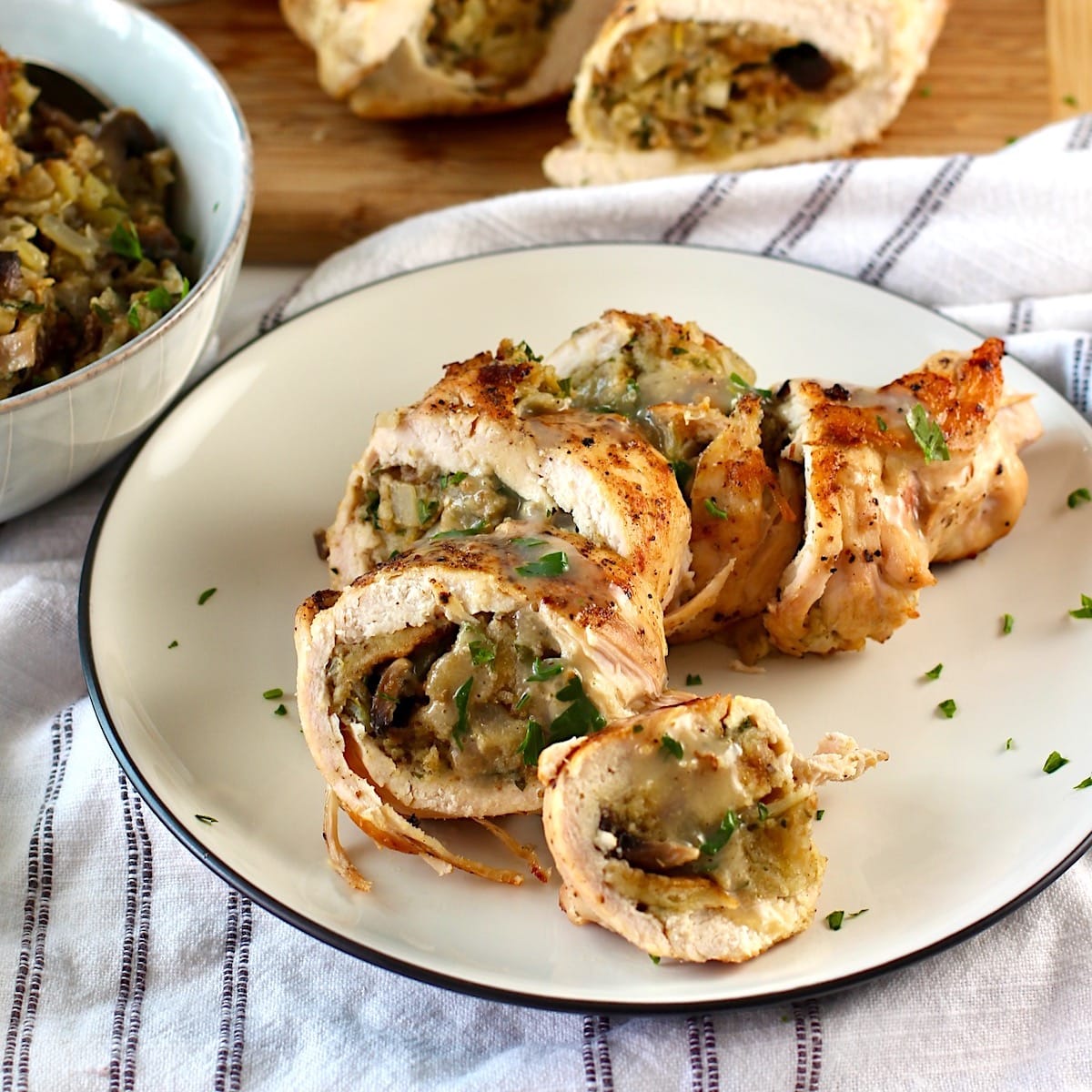 Chicken Breasts Stuffed with Stuffing Recipe