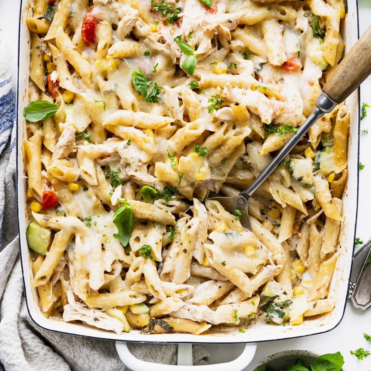 Dump-and-Bake Summer Pasta Recipe