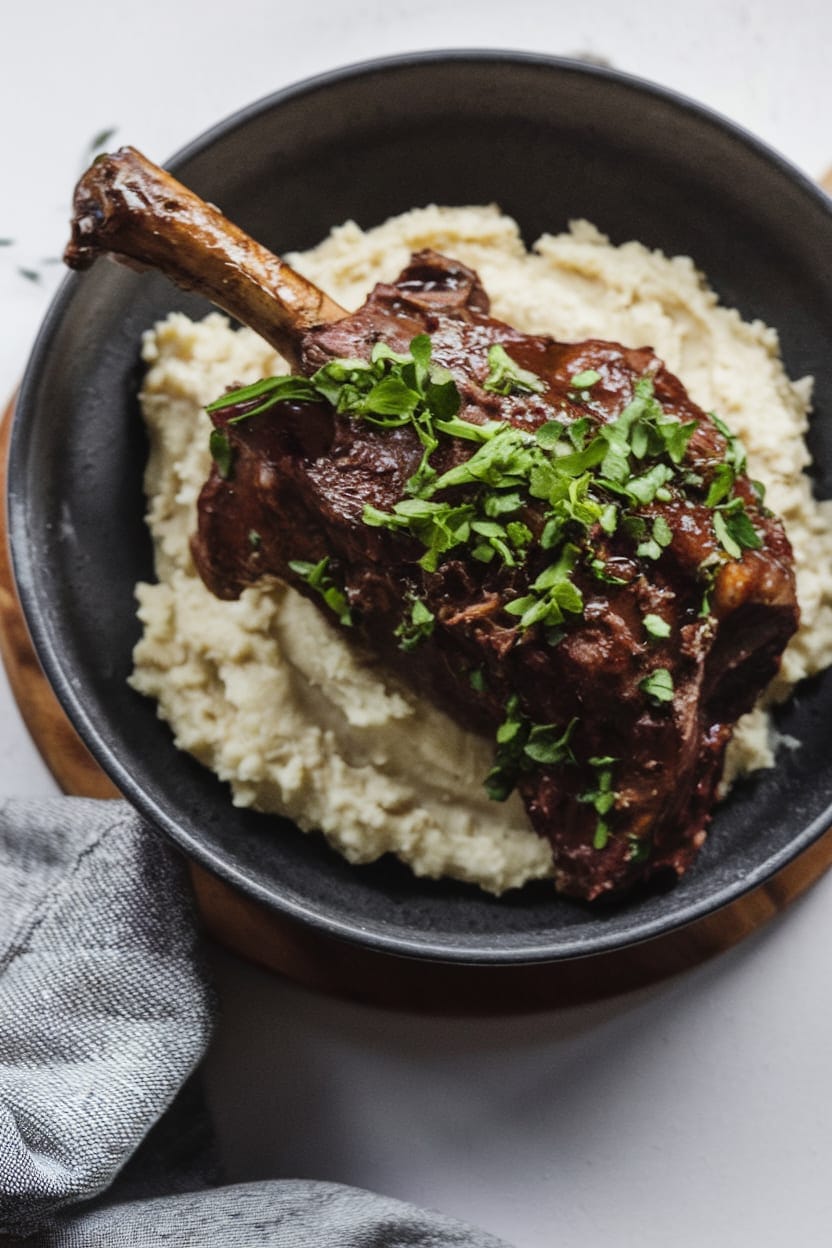 Easy Braised Lamb Shanks Recipe