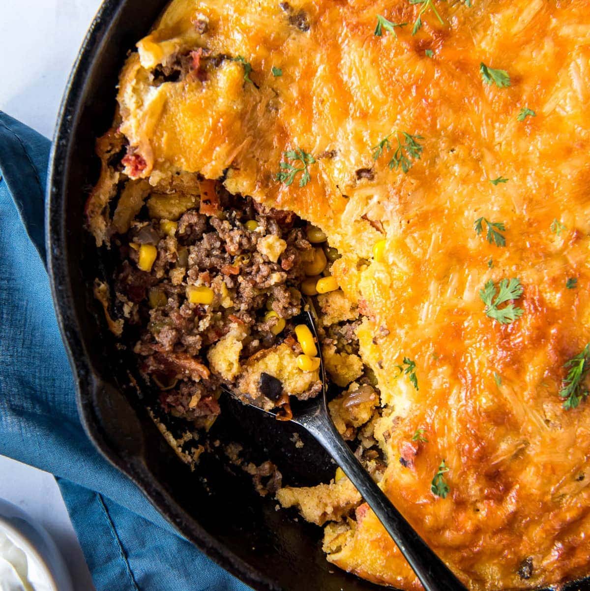 Beef Tamale Pie Recipe