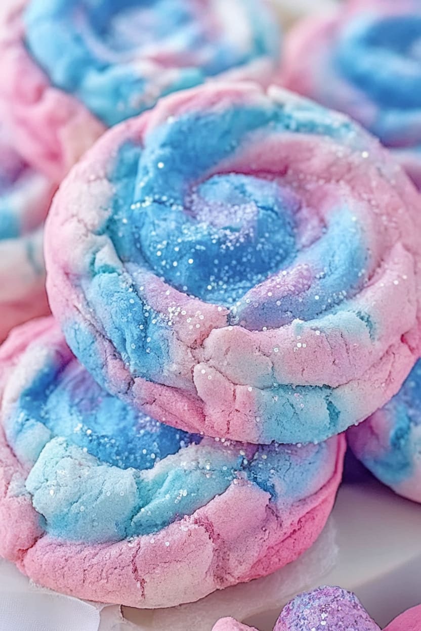Cotton Candy Cookies
