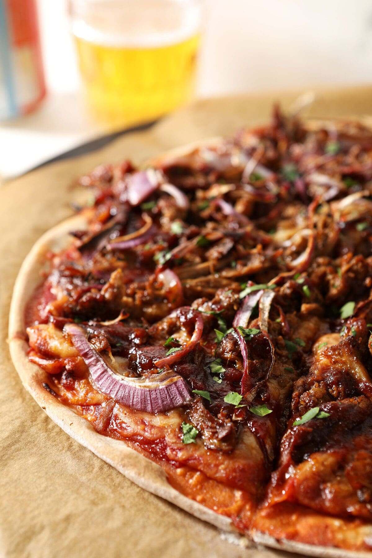 Pulled Pork Party Pizza Recipe