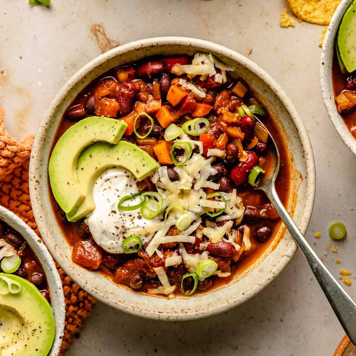 Three-Bean Calcium-Rich Chili