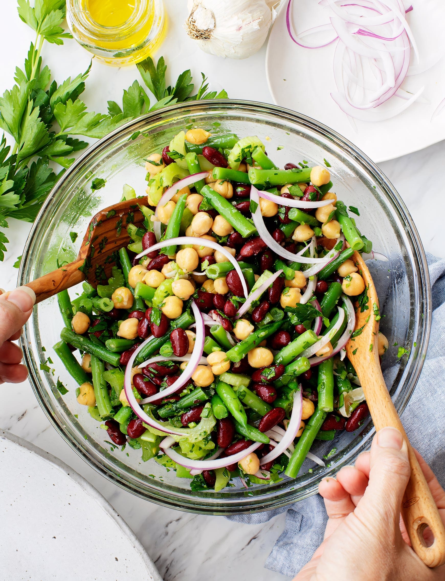Three Bean Protein Salad Recipe