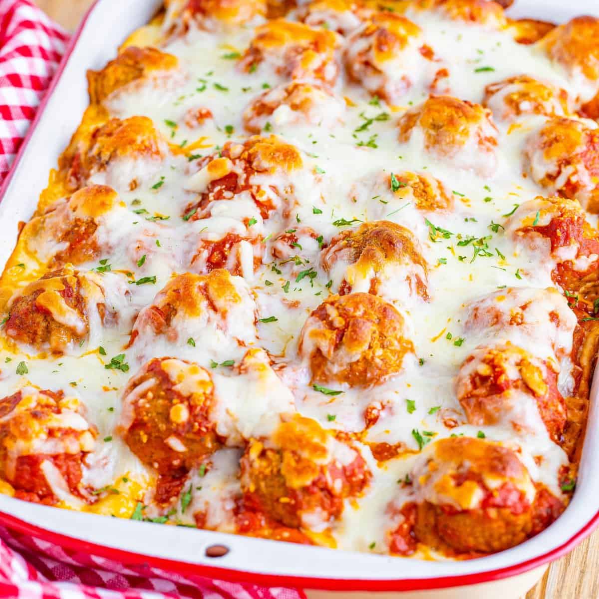 Meatball Sub Casserole Recipe