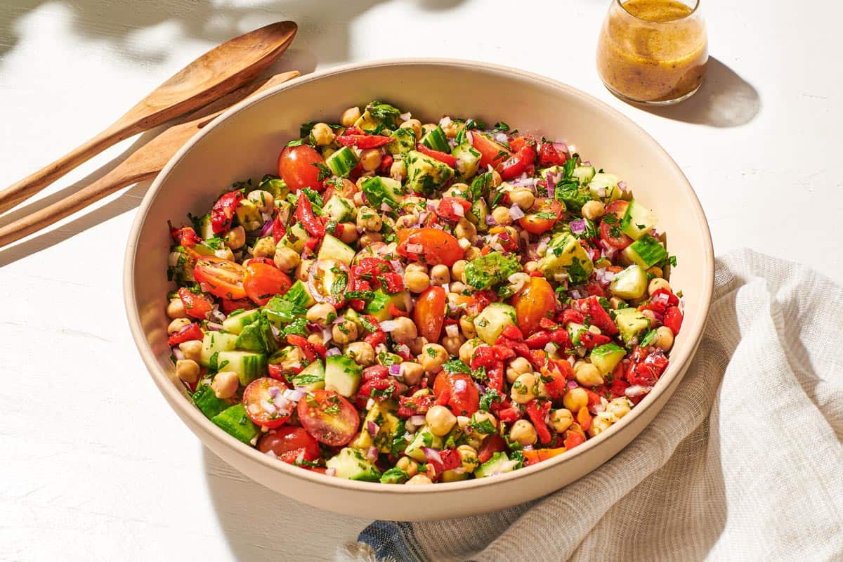 Mediterranean Chickpea Salad Recipe