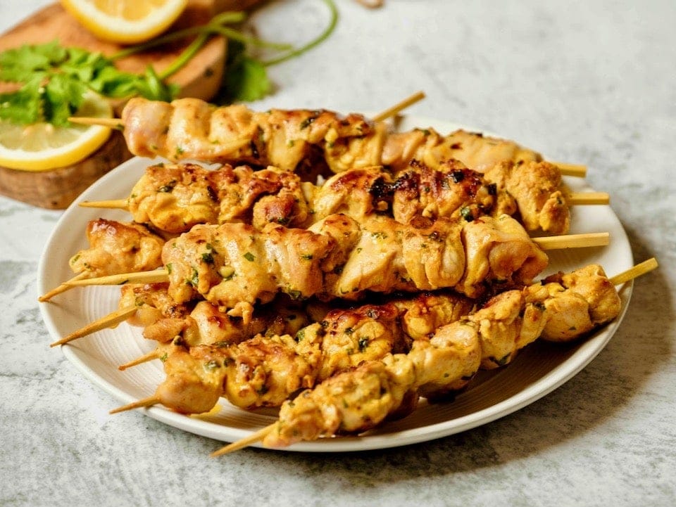 Marinated Chicken Skewers Recipe