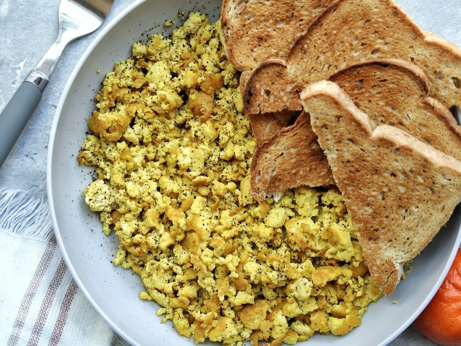 Calcium-Set Tofu Scramble