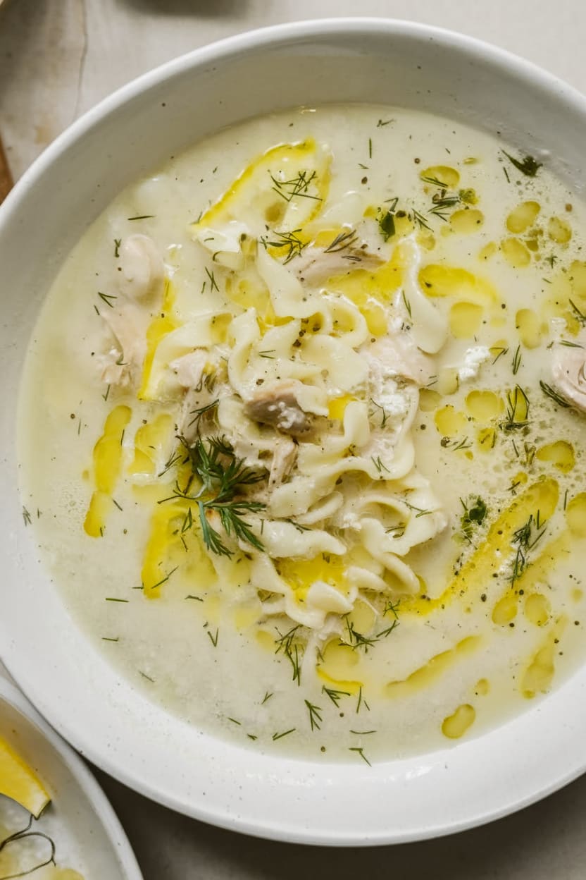 Greek Lemon Chicken Soup (Avgolemono)