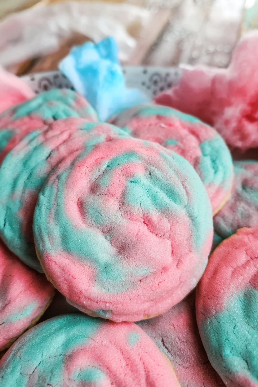 Cotton Candy Cookies