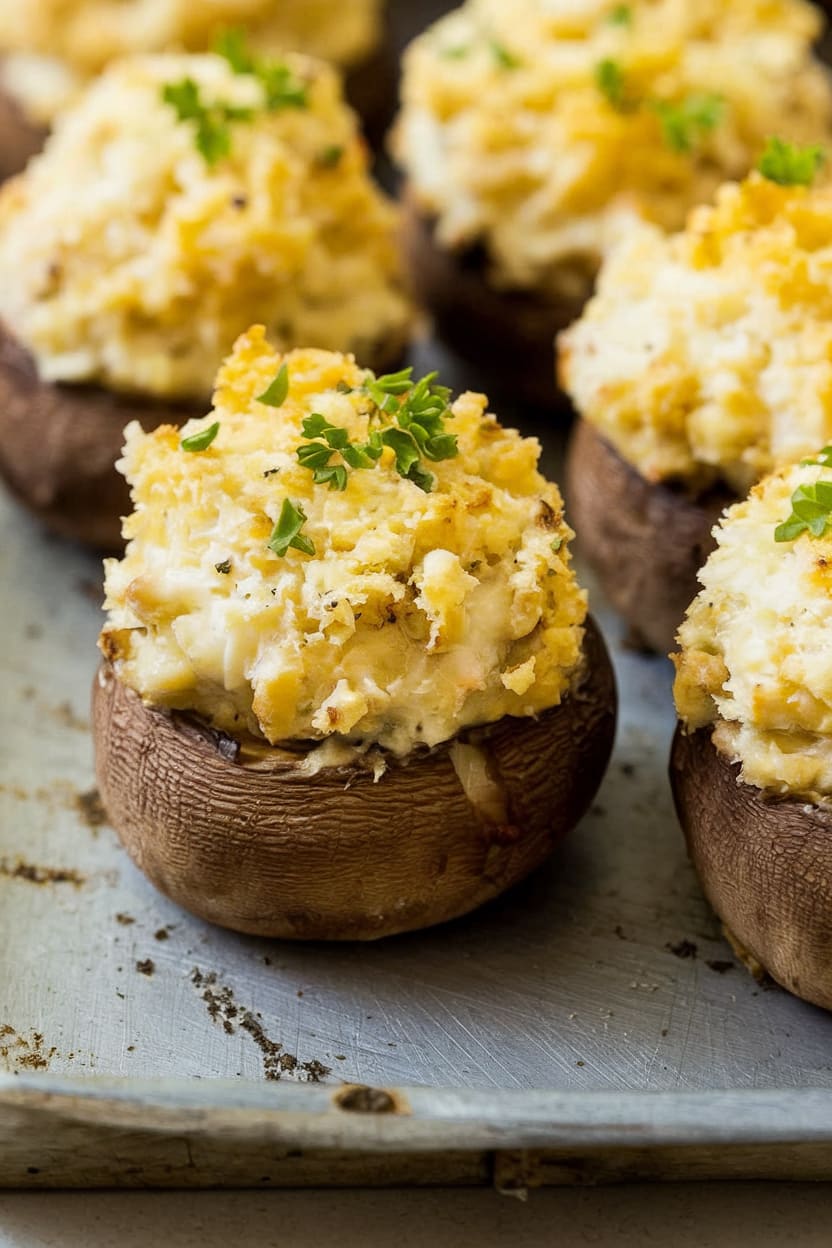 Crab Stuffed Mushrooms