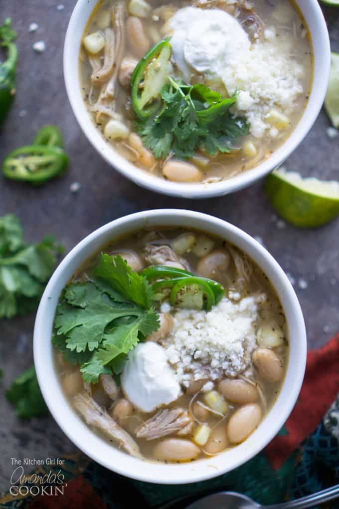 Set-It-and-Forget-It White Chicken Chili Recipe
