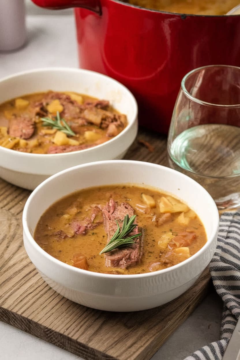 Rosemary Garlic Lamb Stew