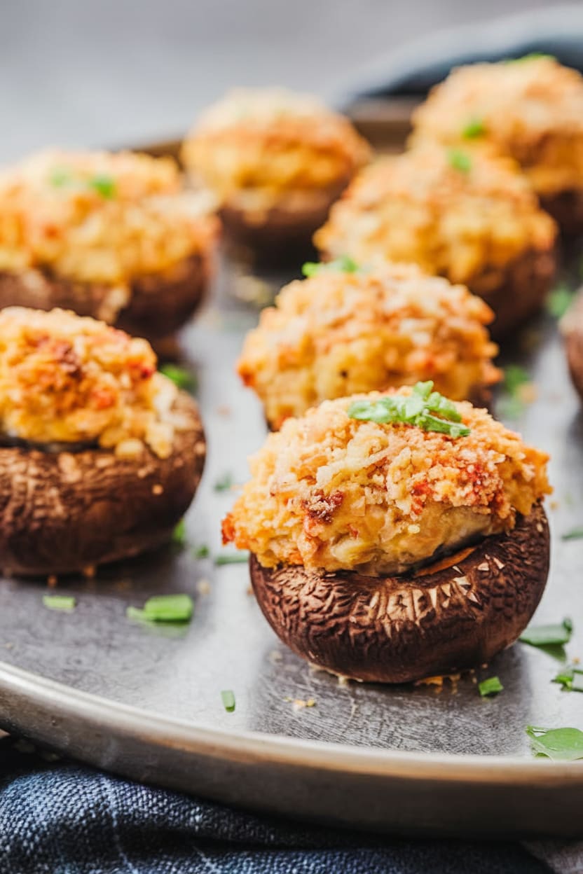 Crab Stuffed Mushrooms