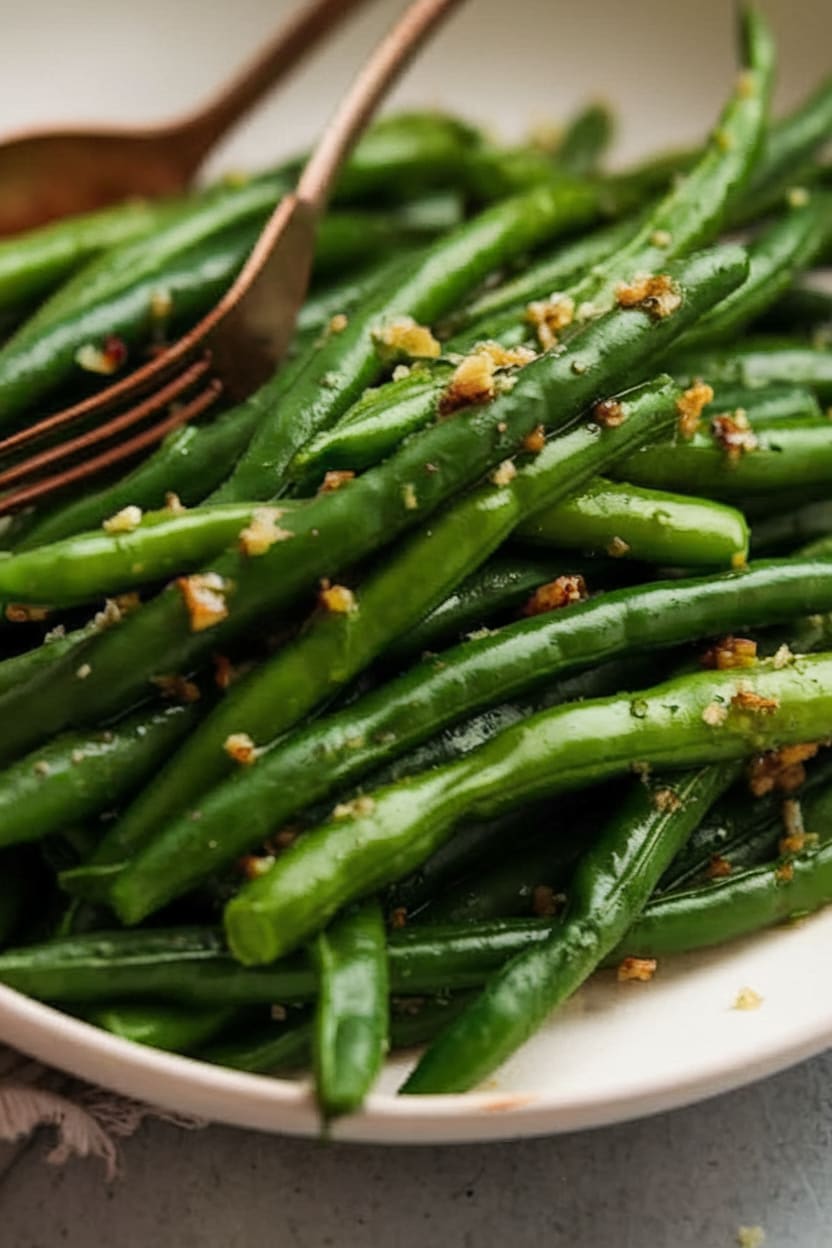 Sautéed Green Beans with Garlic