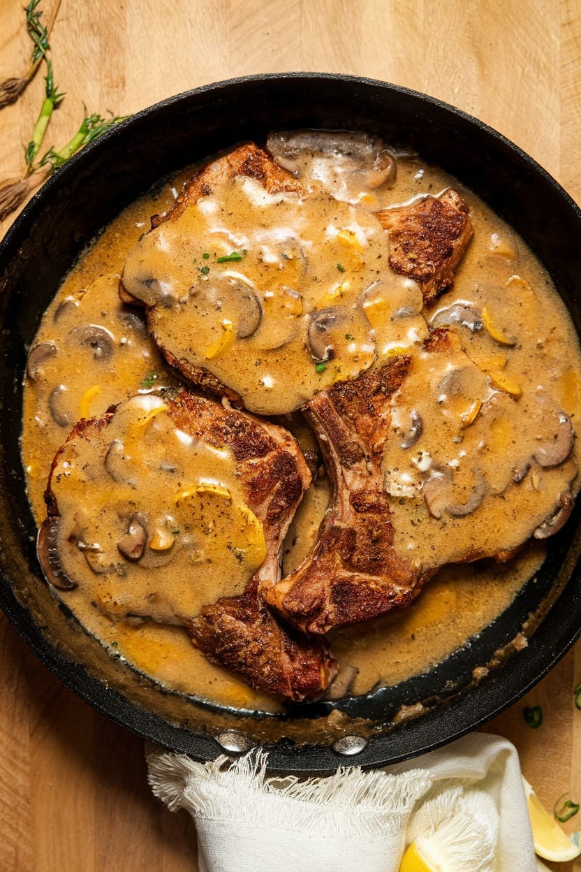 Smothered Pork Chops Recipe