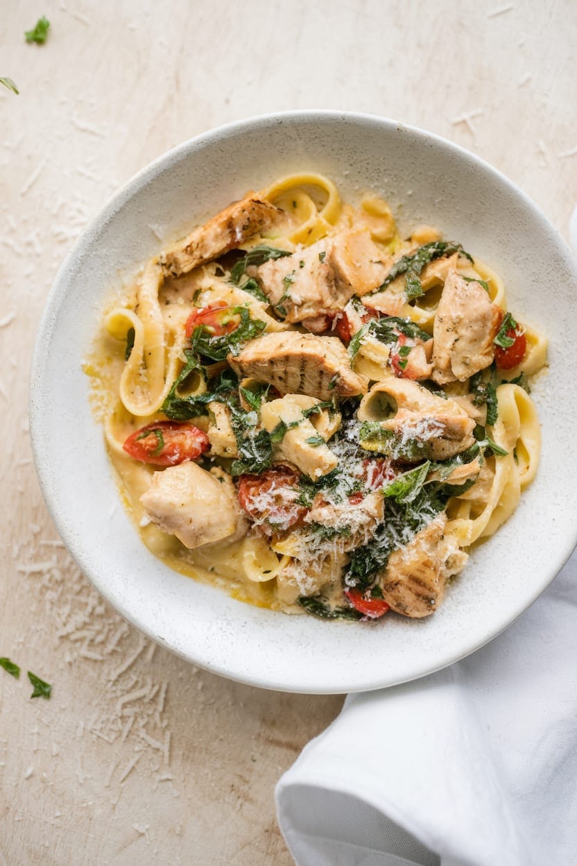 Tuscan Chicken Pasta