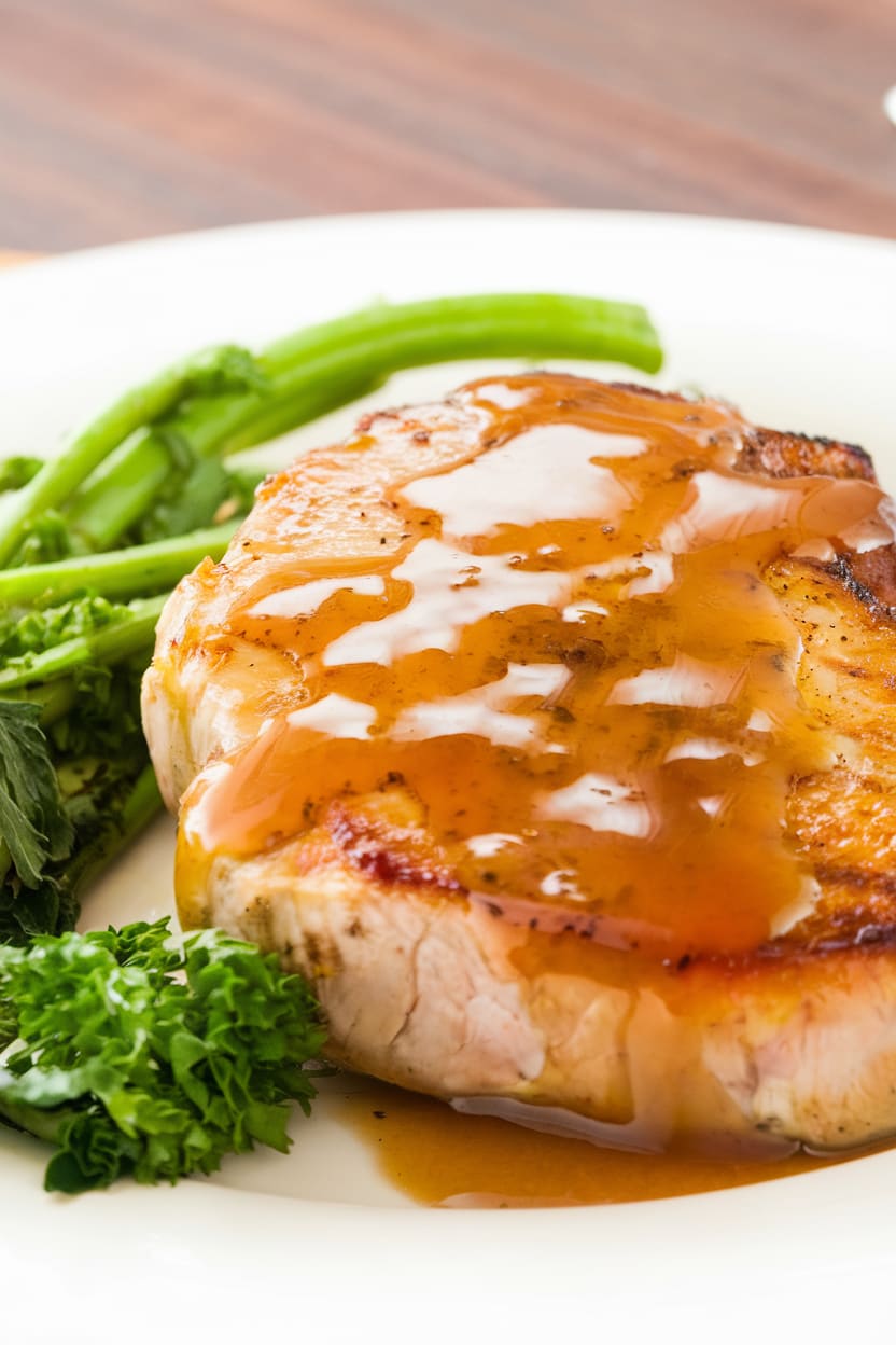Apple Cider Glazed Pork Chops