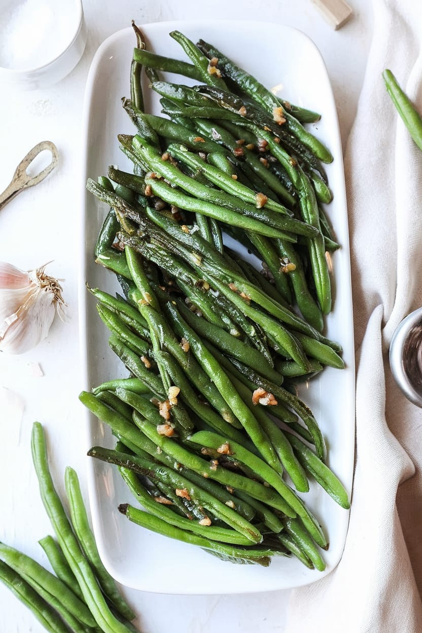 Sautéed Green Beans with Garlic