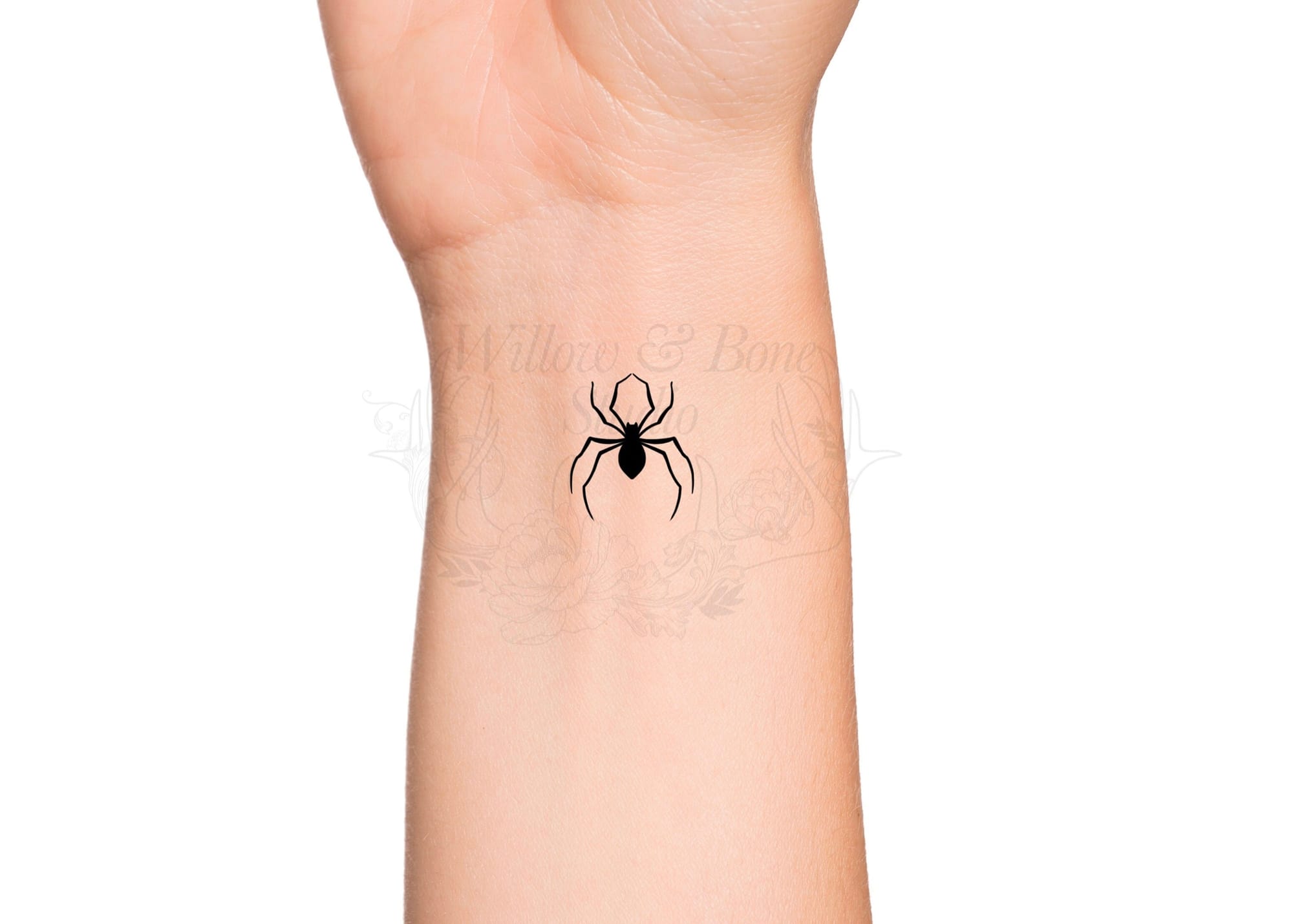 simple spider tattoo