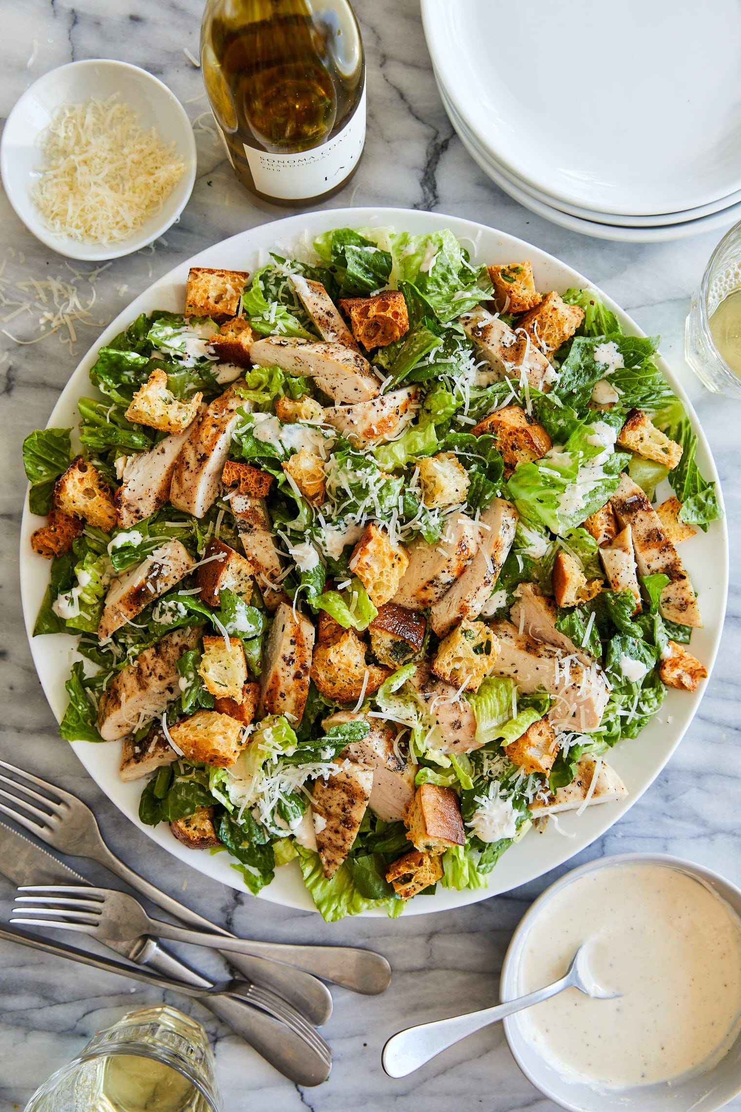 Simple Chicken Caesar Salad Recipe