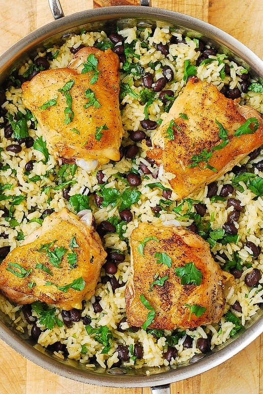 One-Pot Chicken and Black Bean Rice Recipe
