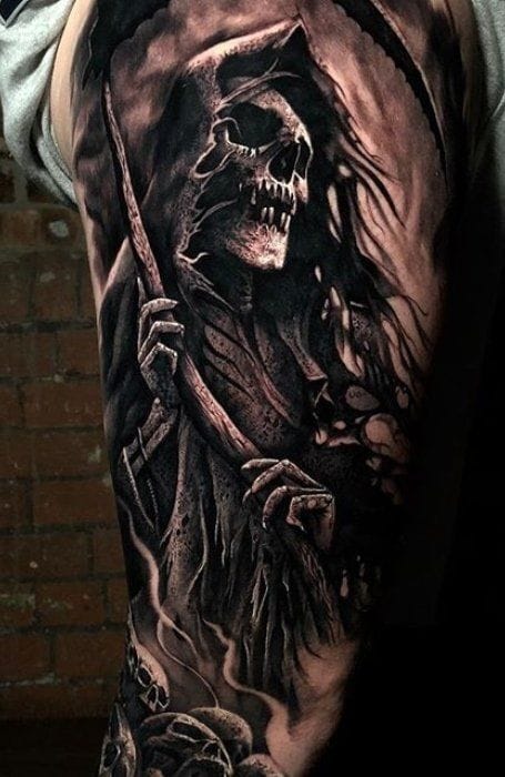 grim reaper death tattoo