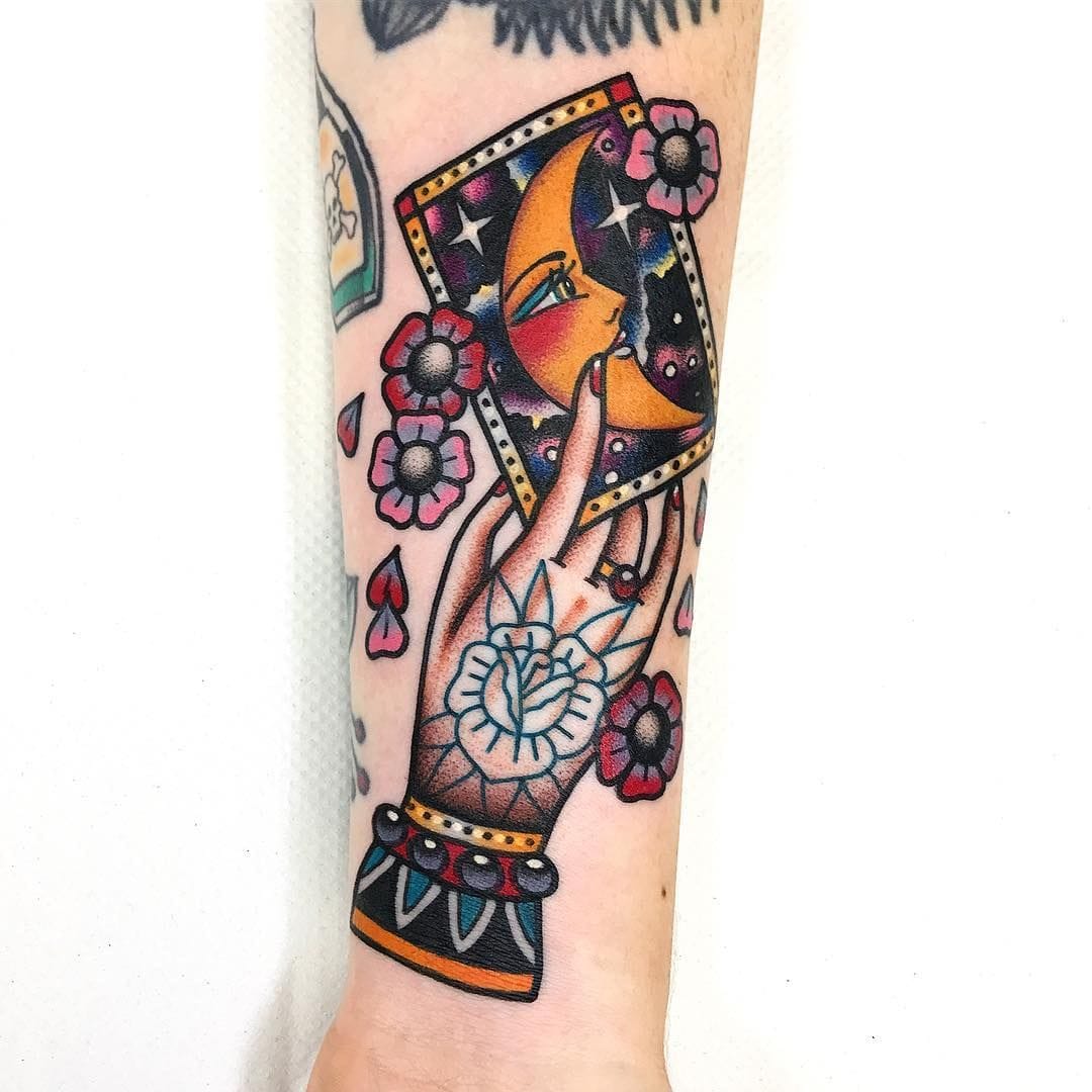 traditional tarot tattoo