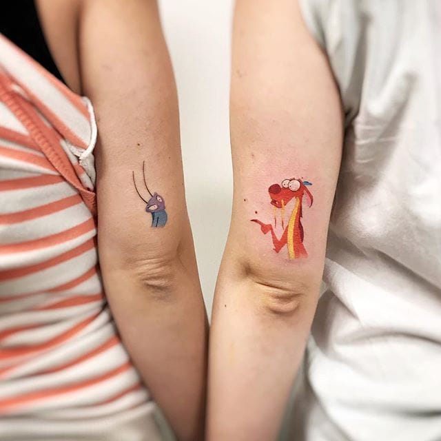 mushu and mulan tattoo