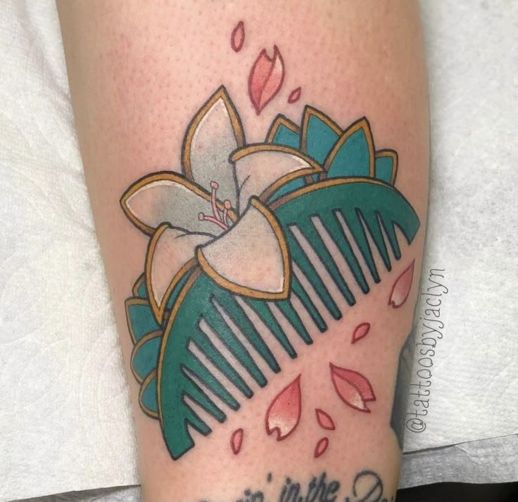 lotus flower mulan tattoo