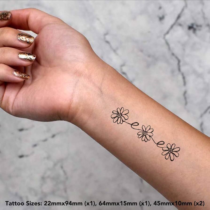 daisy chain tattoo