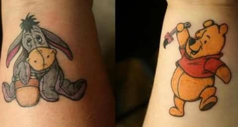 pooh and eeyore tattoo