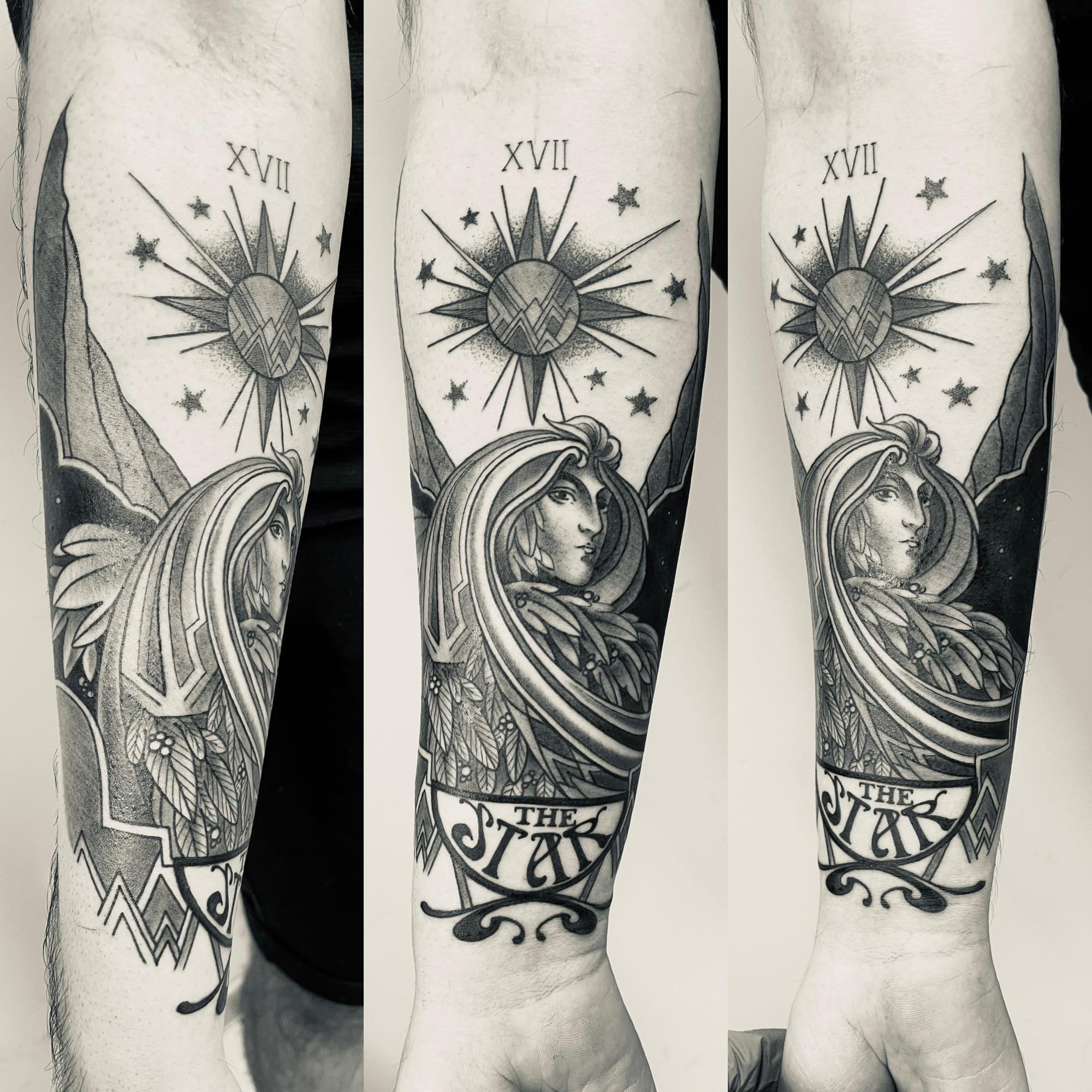 the star tarot tattoo