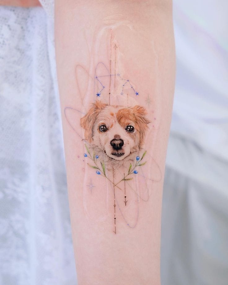 constellation pet tattoo