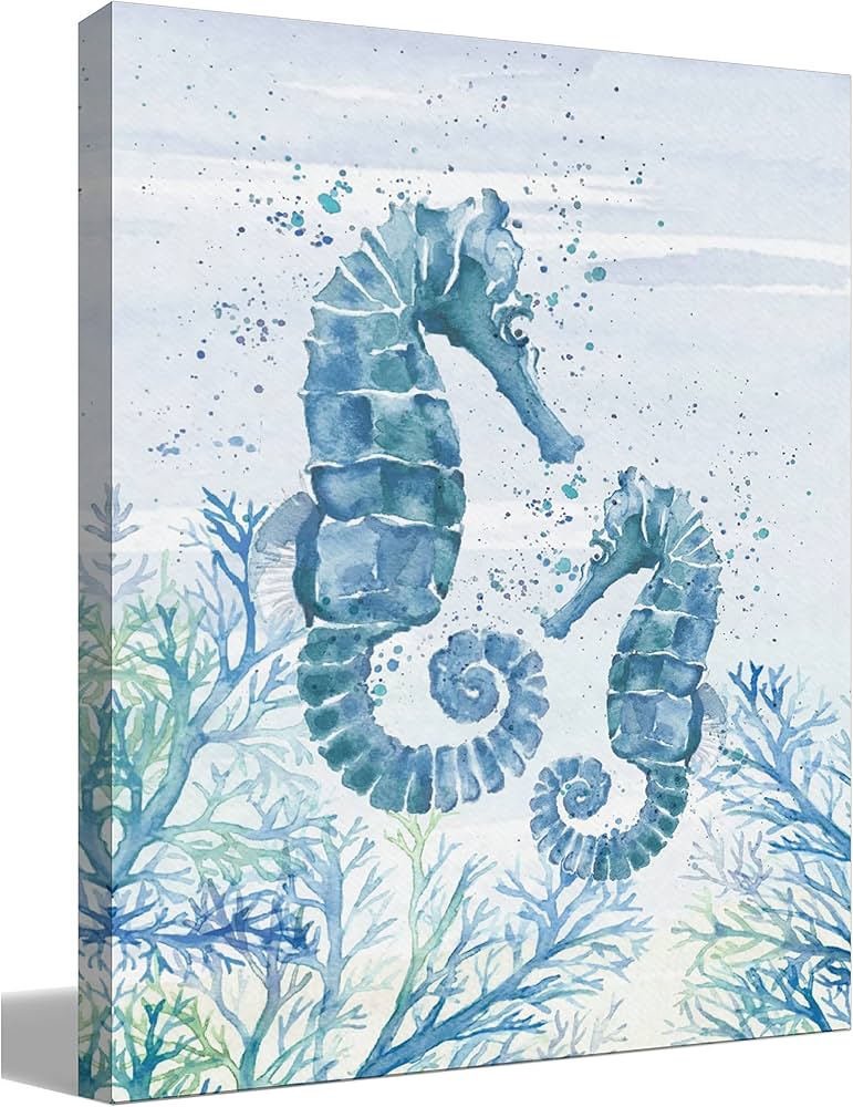 ocean themed seahorse