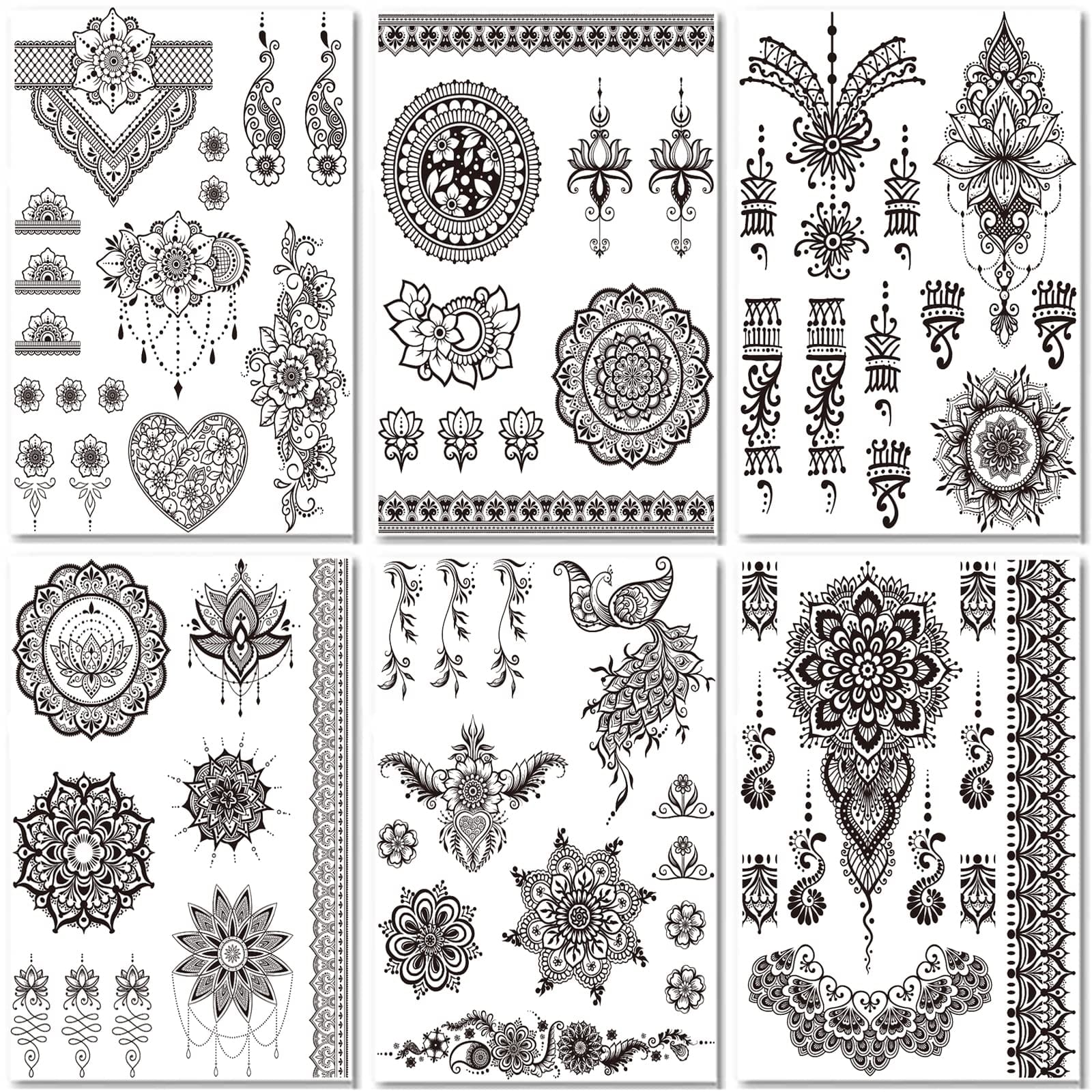 tribal floral mandala tattoo